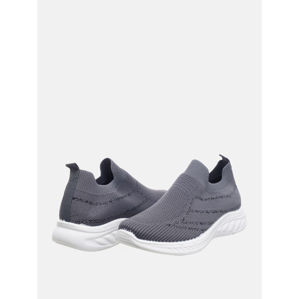 Textured Low Top Slip On Sneakers-men-shoes-sneakers-image-3