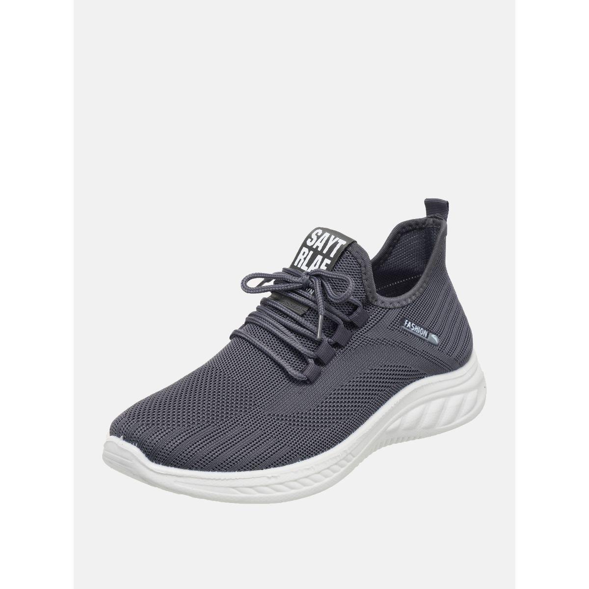 Patch Detail Low Top Lace Up Sneakers-men-shoes-sneakers-image-2