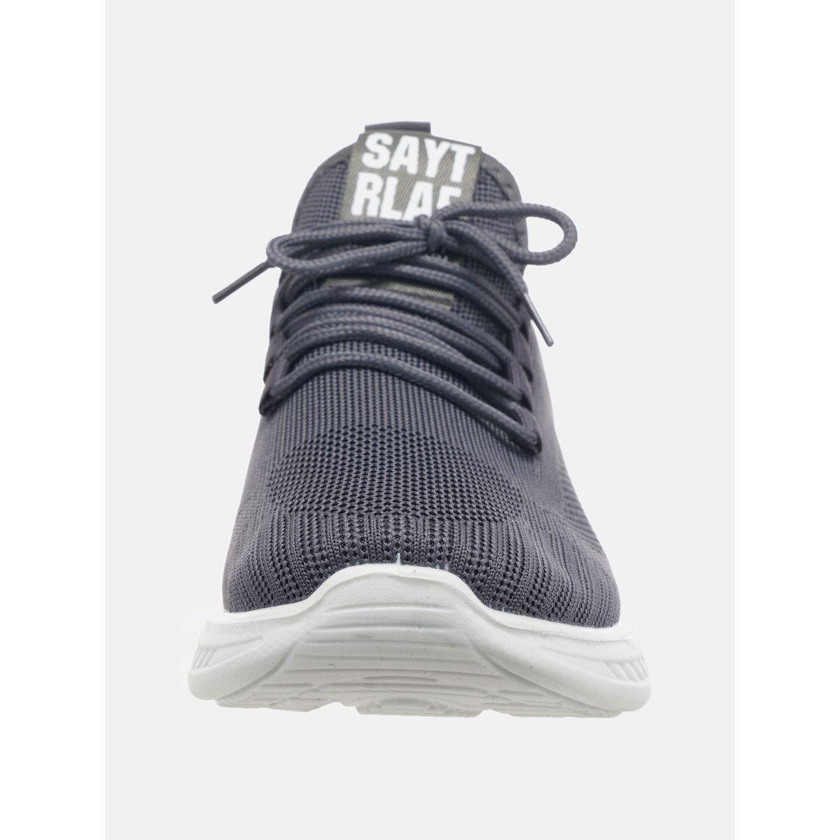 Patch Detail Low Top Lace Up Sneakers-men-shoes-sneakers-image-3