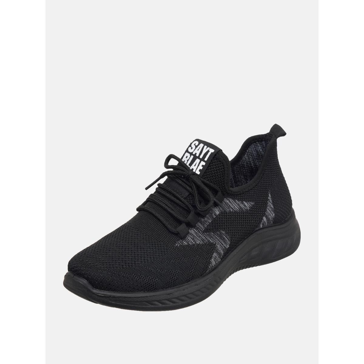 Contrast Melange Low Top Lace Up Sneakers-men-shoes-sneakers-image-2