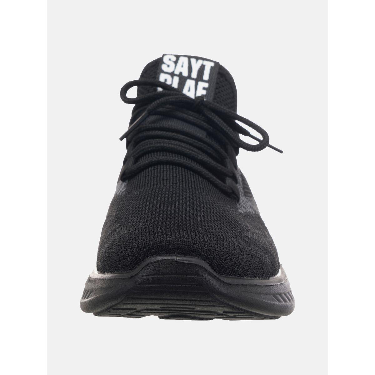 Contrast Melange Low Top Lace Up Sneakers-men-shoes-sneakers-image-3