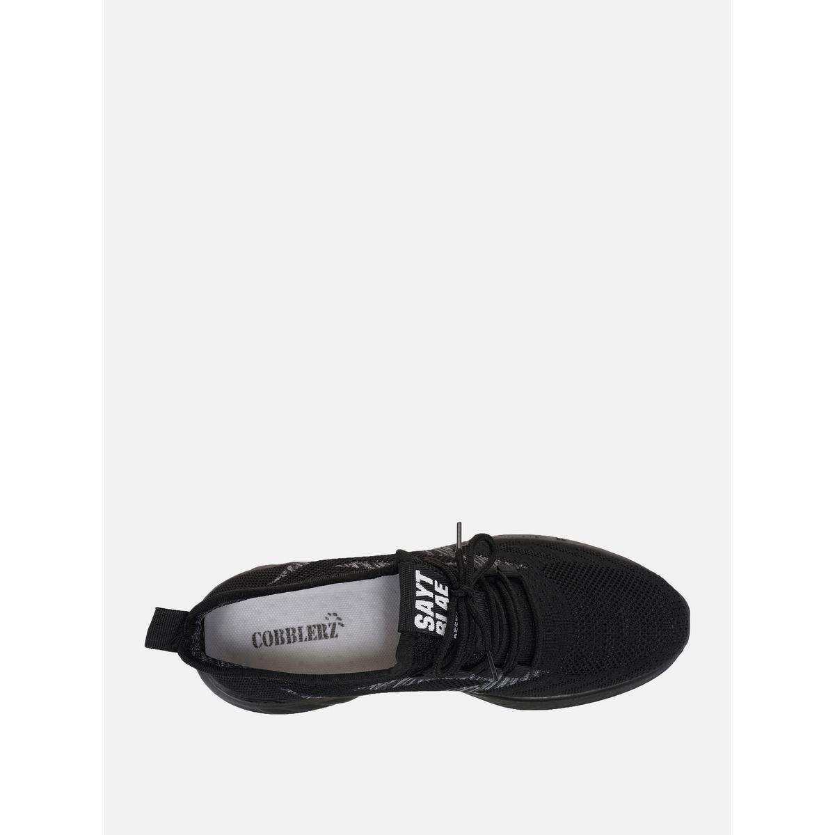 Contrast Melange Low Top Lace Up Sneakers-men-shoes-sneakers-image-6