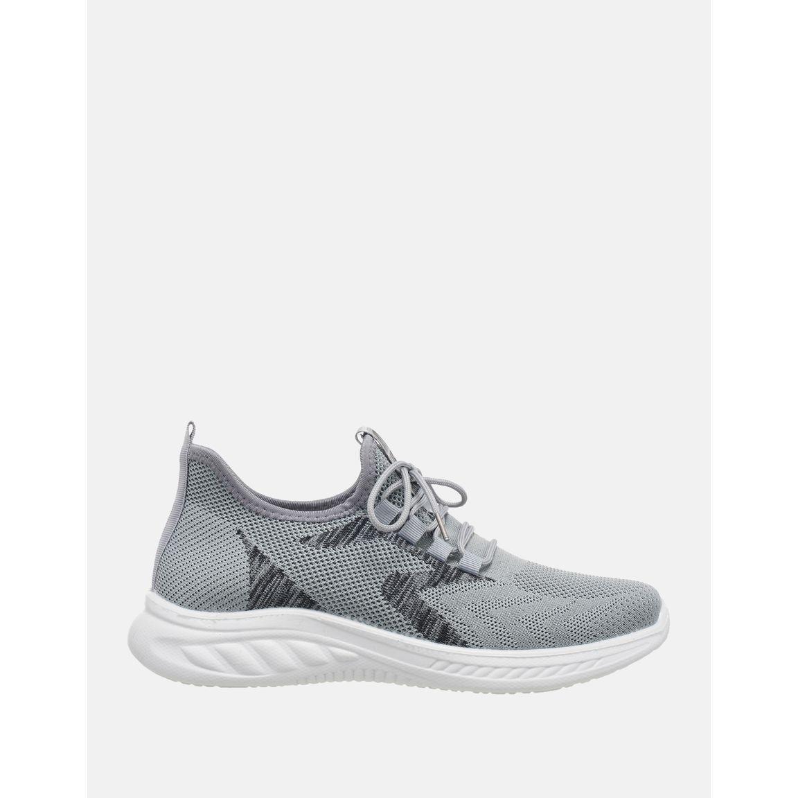 Cobblerz Contrast Melange Low Top Lace Up Sneakers-men-shoes-sneakers-image-1