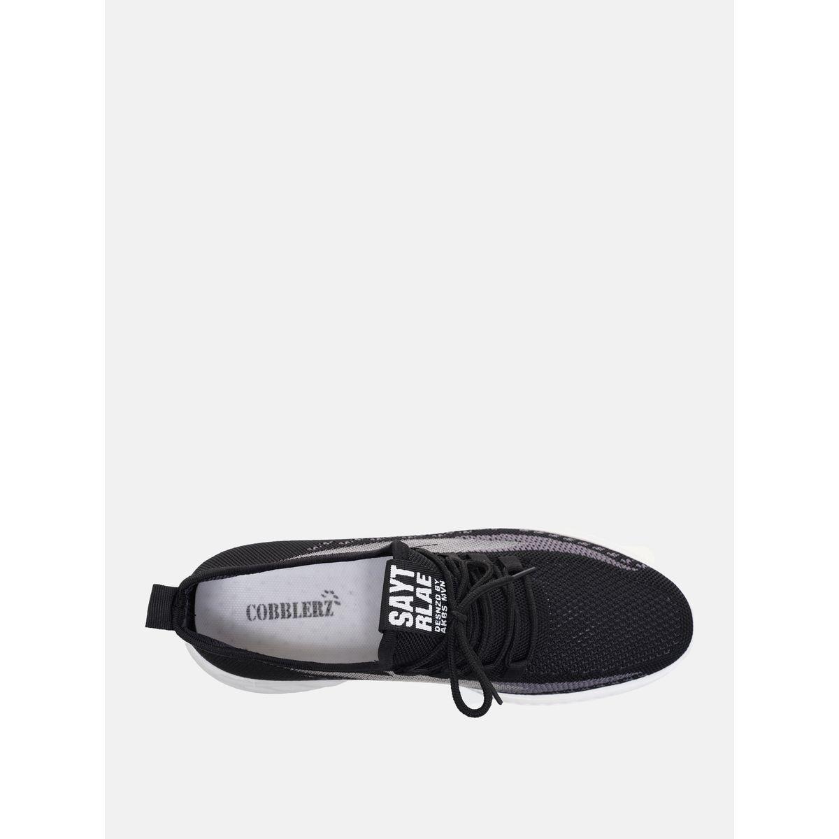 Contrast Print Low Top Lace Up Sneakers-men-shoes-sneakers-image-6