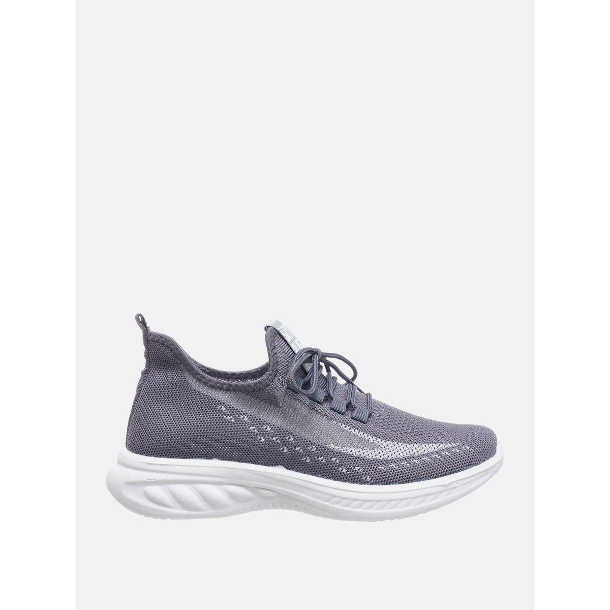Contrast Print Low Top Lace Up Sneakers-men-shoes-sneakers-image-1