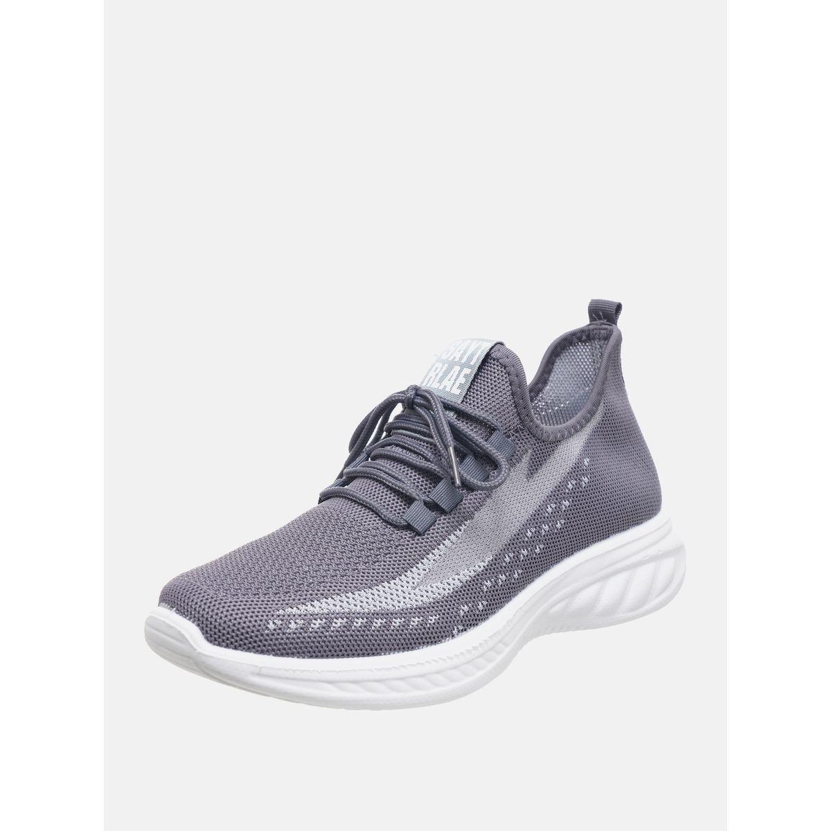 Contrast Print Low Top Lace Up Sneakers-men-shoes-sneakers-image-2