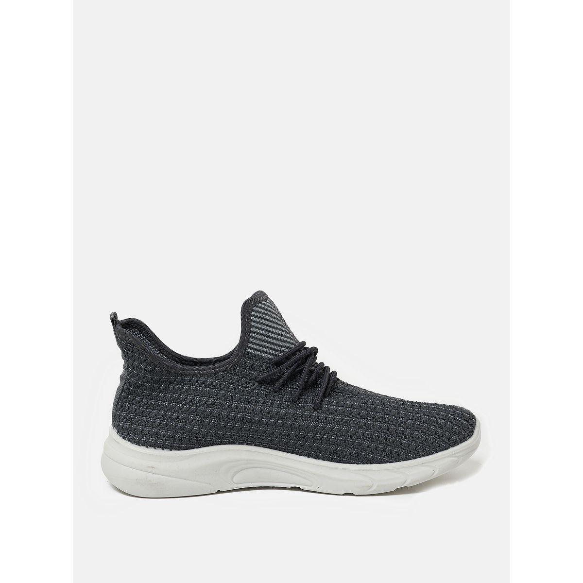 Textured Low Top Lace Up Sneakers-men-shoes-sneakers-image-1