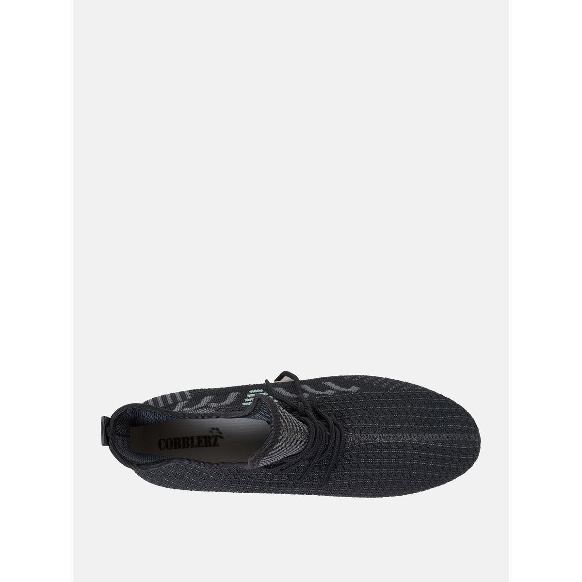 Textured Low Top Lace Up Sneakers-men-shoes-sneakers-image-4
