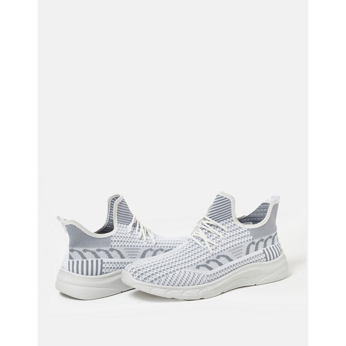Cobblerz Textured Low Top Lace Up Sneakers-men-shoes-sneakers-image-3