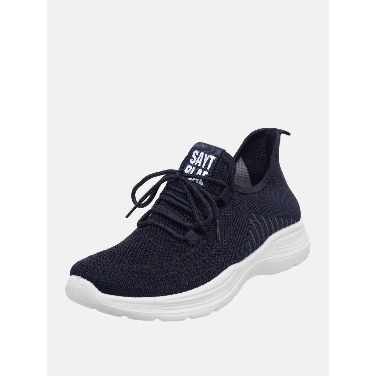 Mesh Insert Low Top Lace Up Sneakers-men-shoes-sneakers-image-2