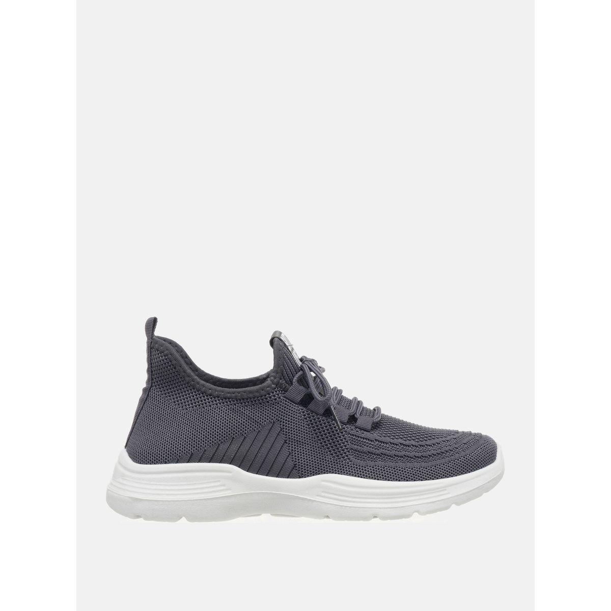 Mesh Insert Low Top Lace Up Sneakers-men-shoes-sneakers-image-1