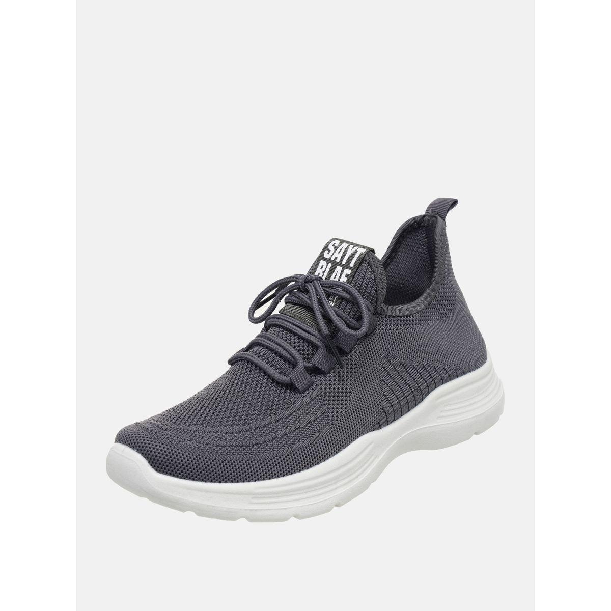 Mesh Insert Low Top Lace Up Sneakers-men-shoes-sneakers-image-2