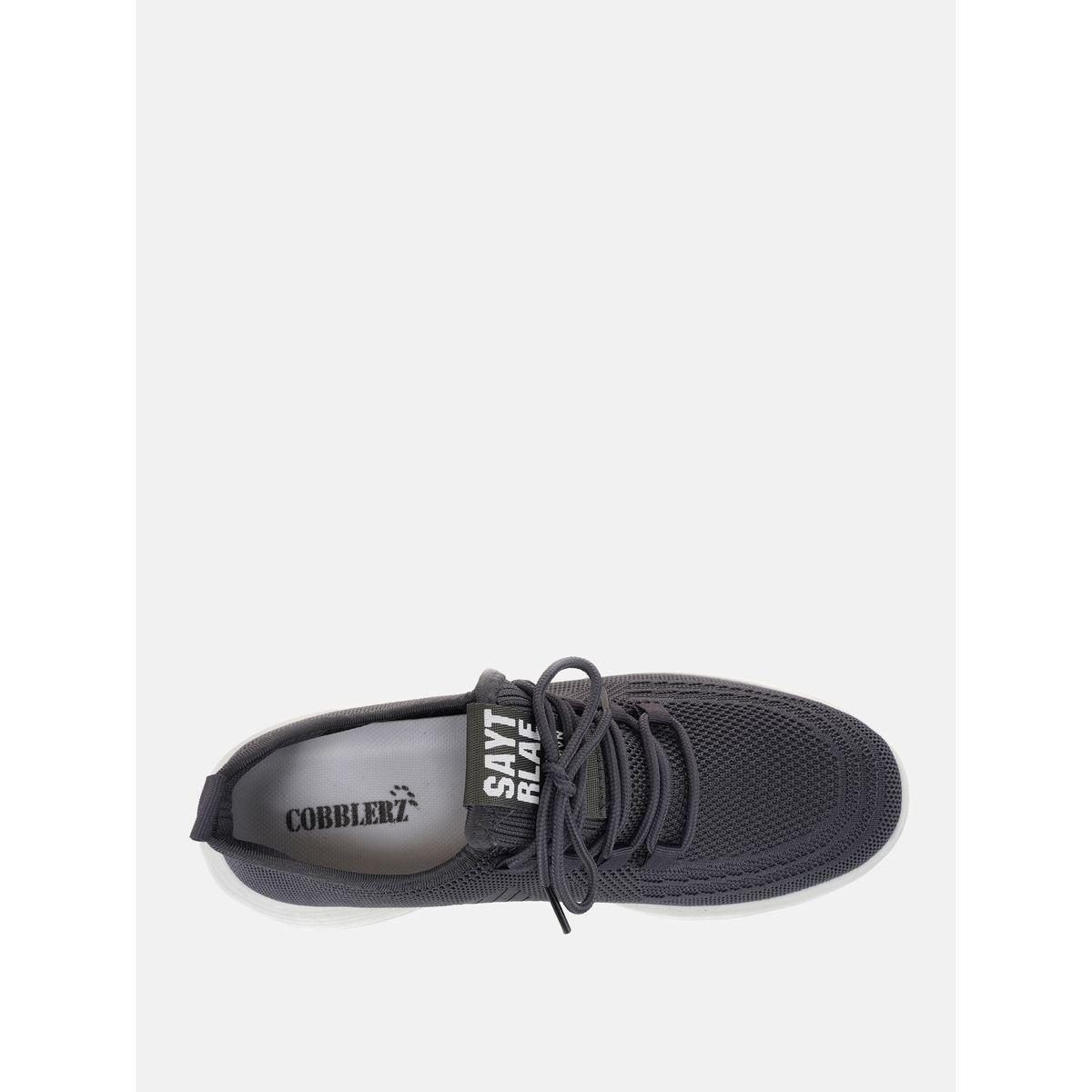 Mesh Insert Low Top Lace Up Sneakers-men-shoes-sneakers-image-6