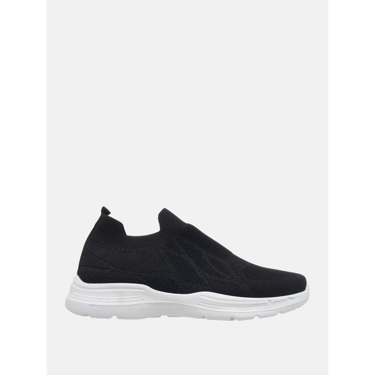 Mesh Texture Low Top Slip On Sneakers-men-shoes-sneakers-image-1
