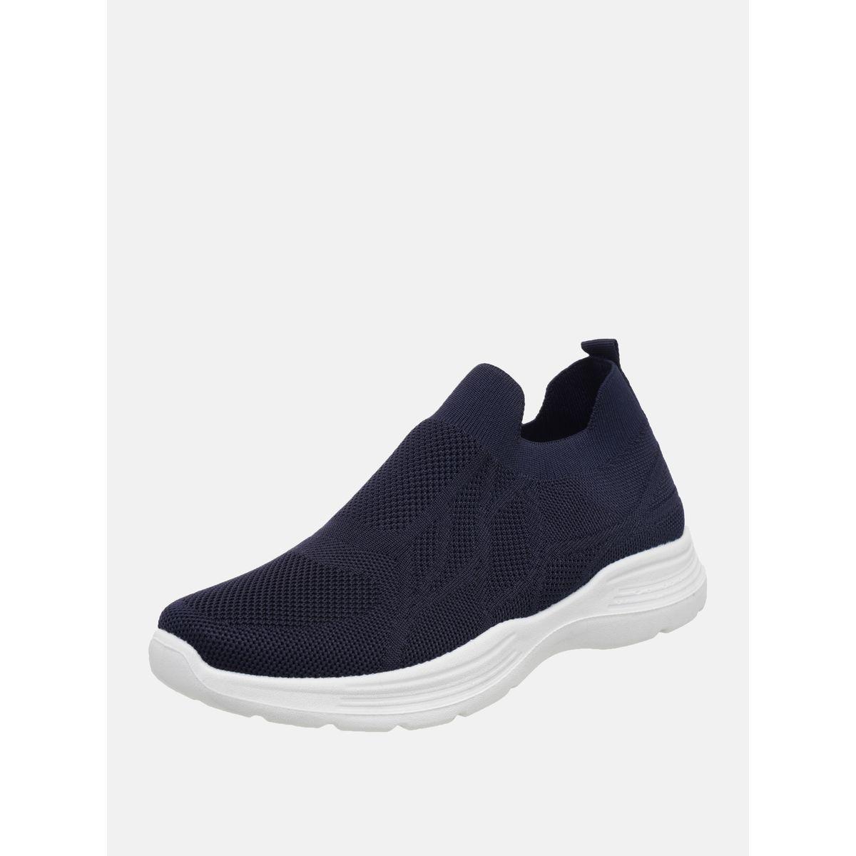 Mesh Texture Low Top Slip On Sneakers-men-shoes-sneakers-image-2