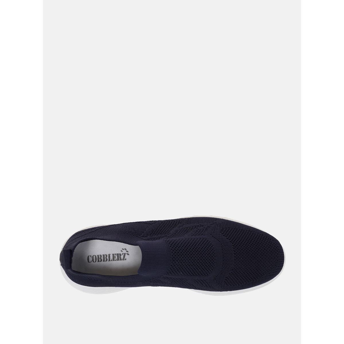 Mesh Texture Low Top Slip On Sneakers-men-shoes-sneakers-image-6