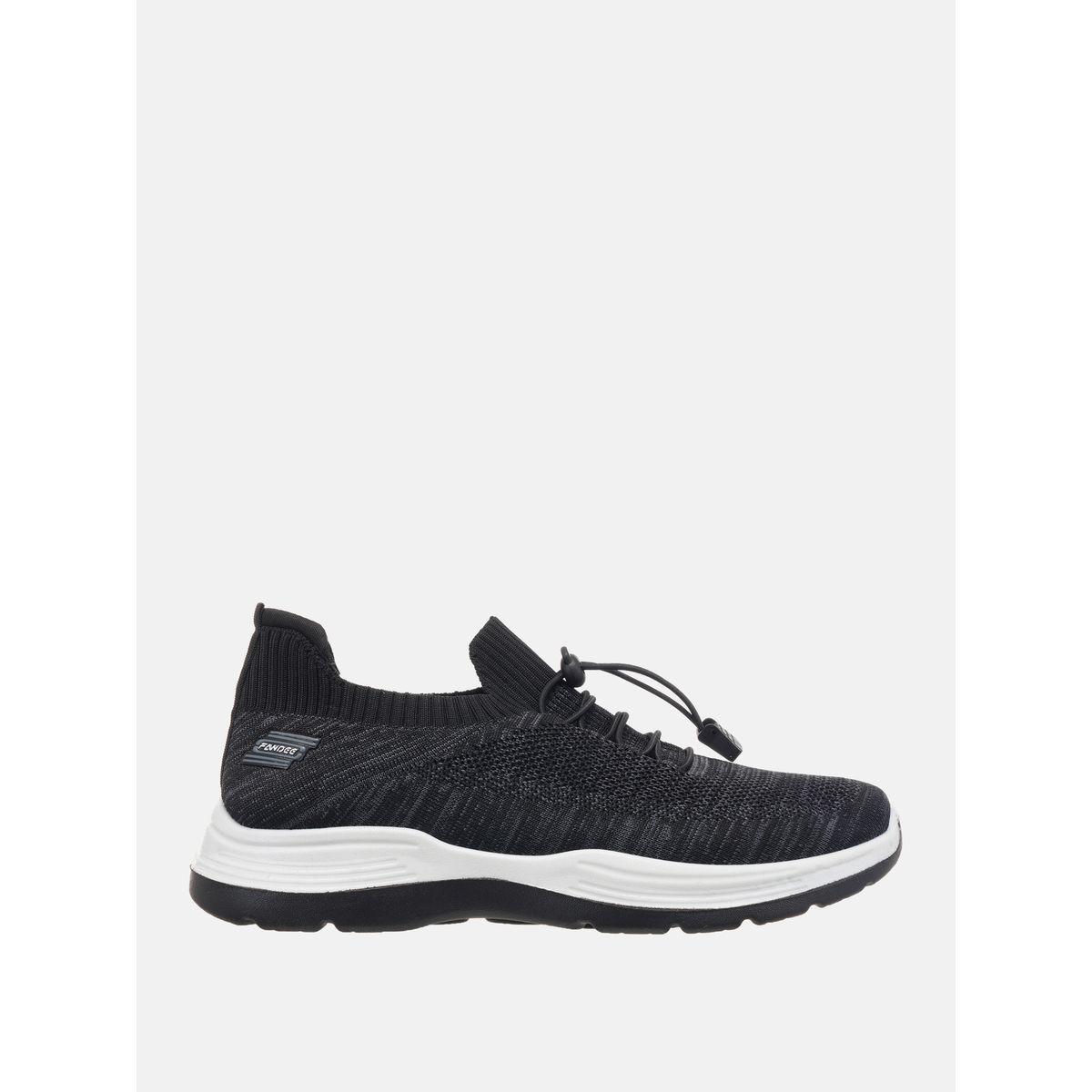Melange Low Top Drawstring Closure Sneakers-men-shoes-sneakers-image-1