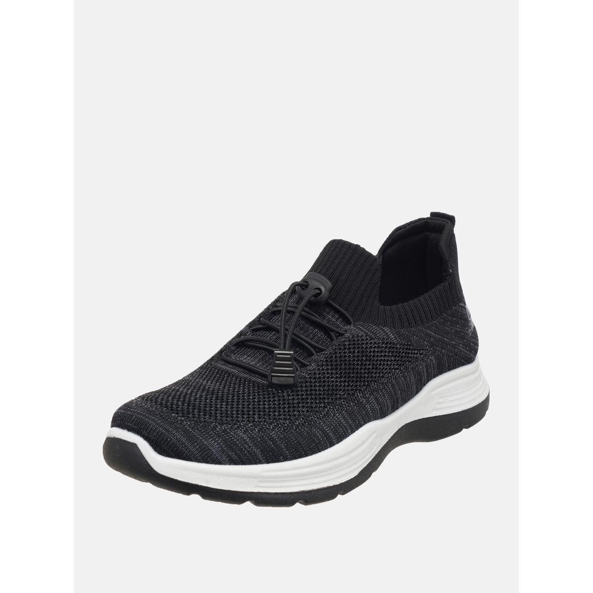 Melange Low Top Drawstring Closure Sneakers-men-shoes-sneakers-image-2