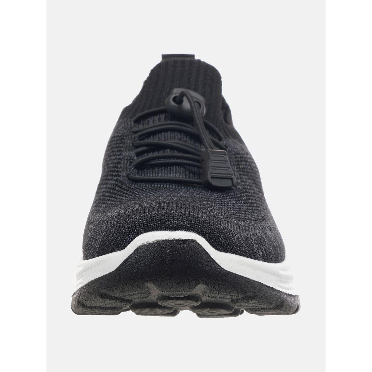 Melange Low Top Drawstring Closure Sneakers-men-shoes-sneakers-image-3