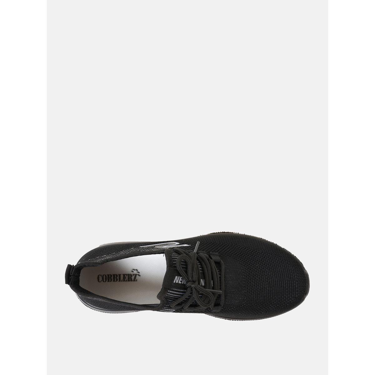 Striped Texture Low Top Lace Up Sneakers-men-shoes-sneakers-image-4