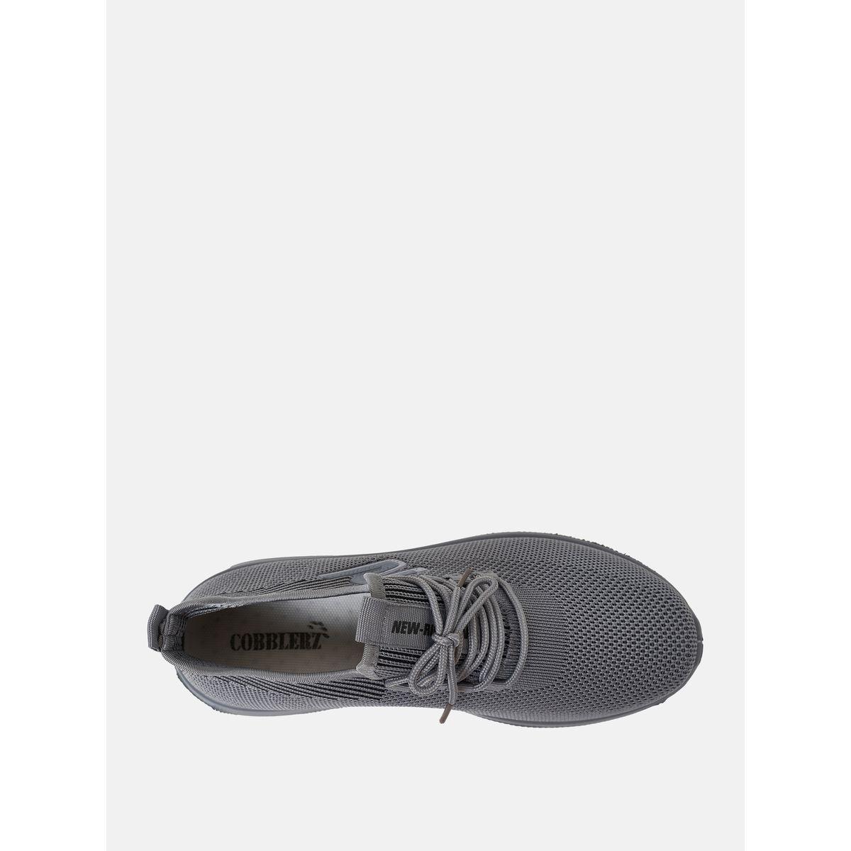 Striped Texture Low Top Lace Up Sneakers-men-shoes-sneakers-image-4