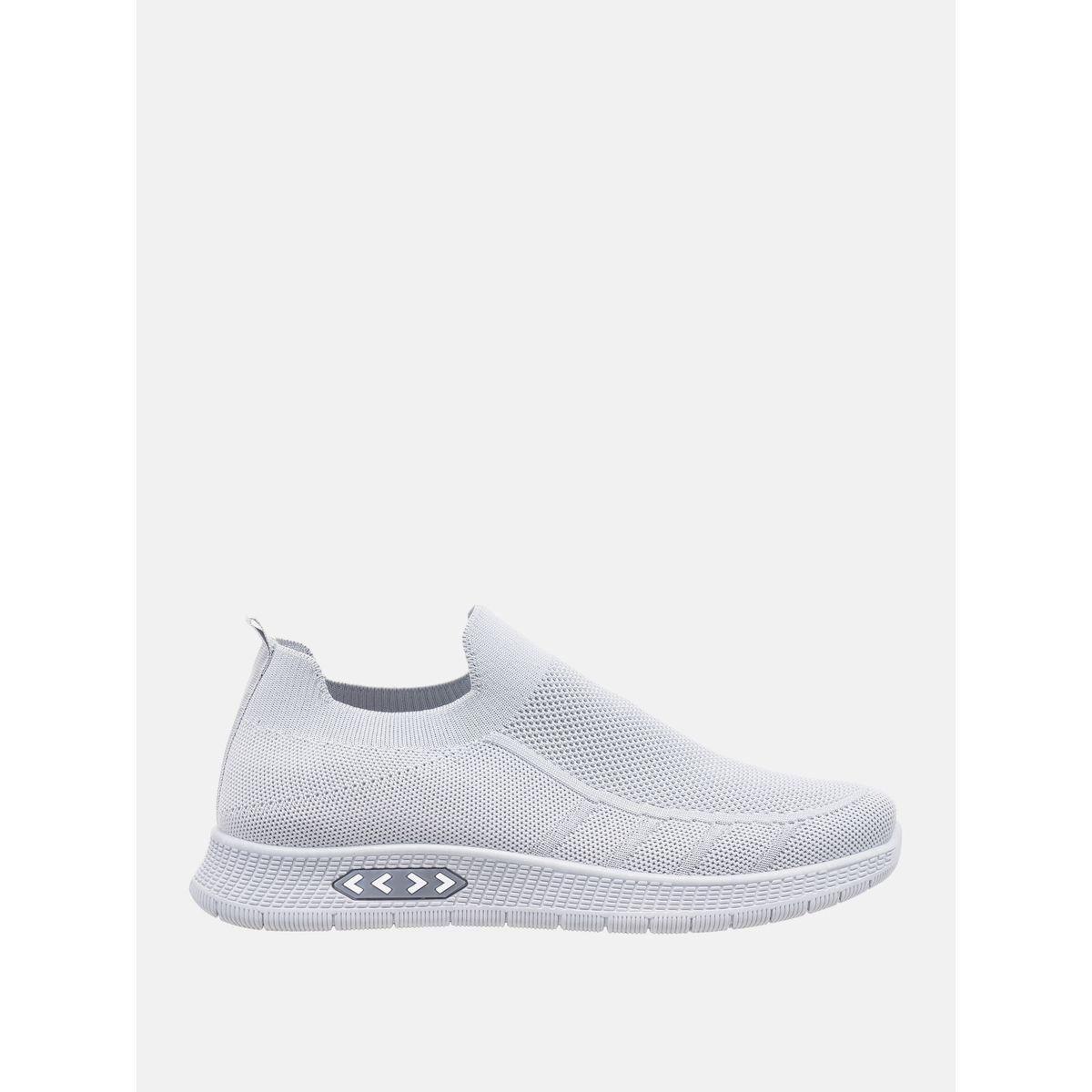 Mesh Texture Low Top Slip On Sneakers-men-shoes-sneakers-image-7