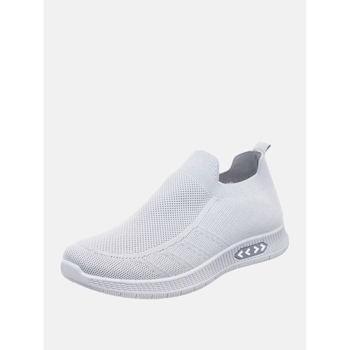 Mesh Texture Low Top Slip On Sneakers-men-shoes-sneakers-image-6