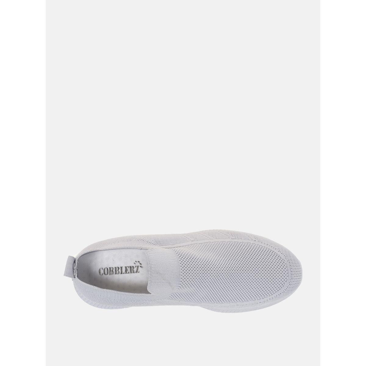 Mesh Texture Low Top Slip On Sneakers-men-shoes-sneakers-image-2