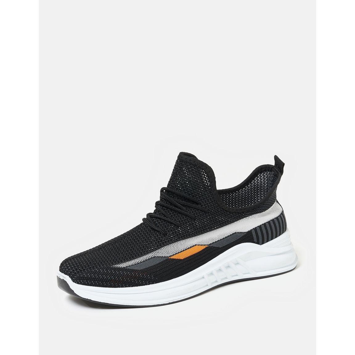 Cobblerz Side Texture Mesh Low Top Lace Up Sneakers-men-shoes-sneakers-image-2