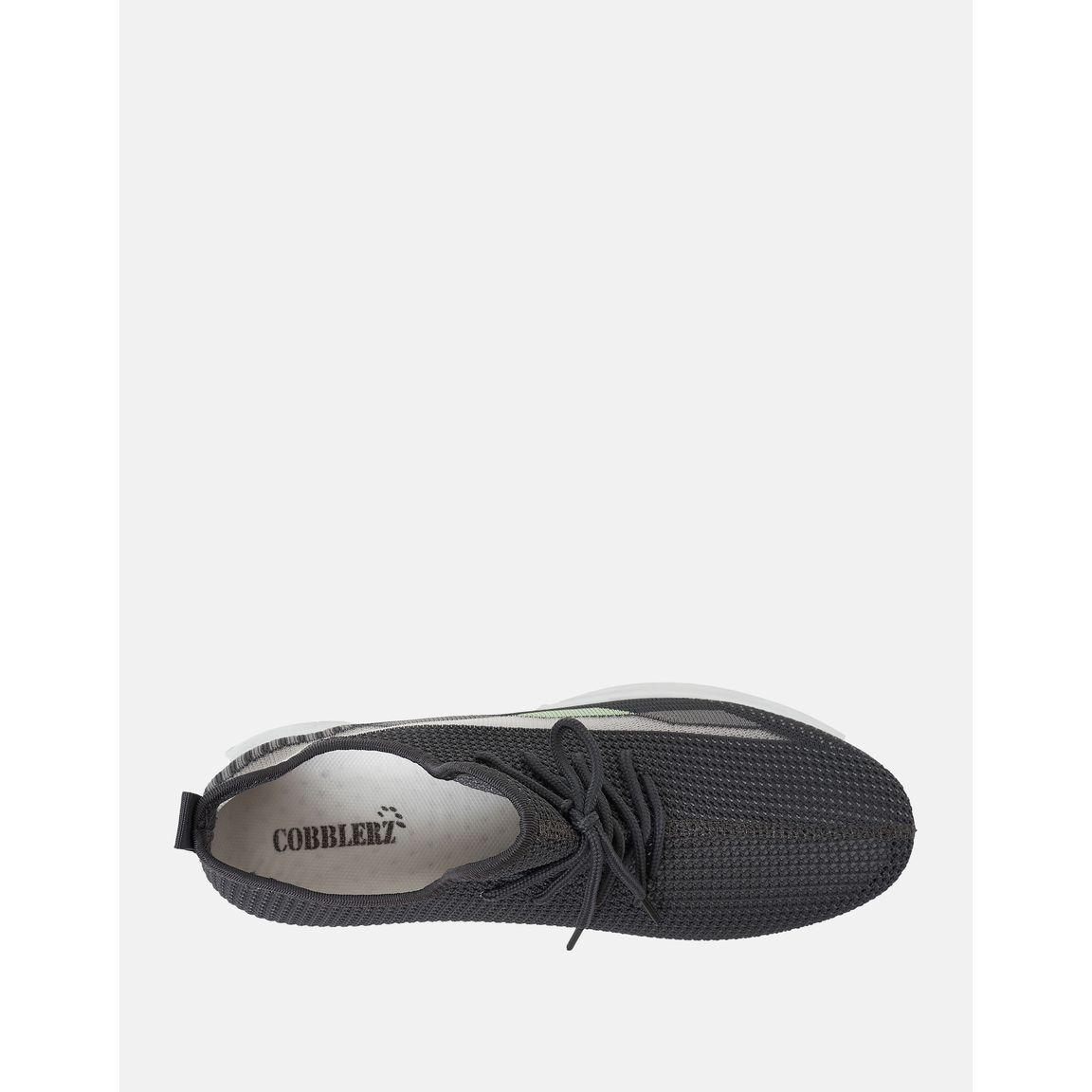 Cobblerz Side Texture Mesh Low Top Lace Up Sneakers-men-shoes-sneakers-image-4