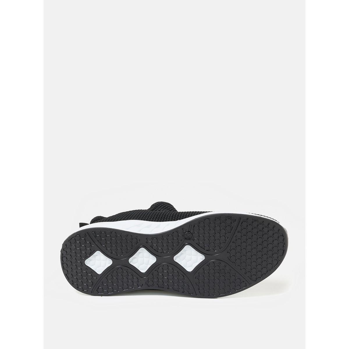 Side Texture Mesh Low Top Lace Up Sneakers-men-shoes-sneakers-image-5