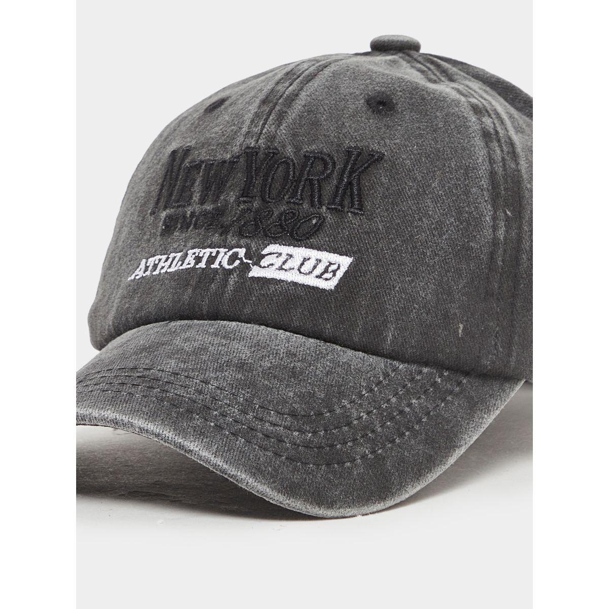 كاب بيسبول دنيم بتفاصيل مُطرّزة-men-caps-image-1