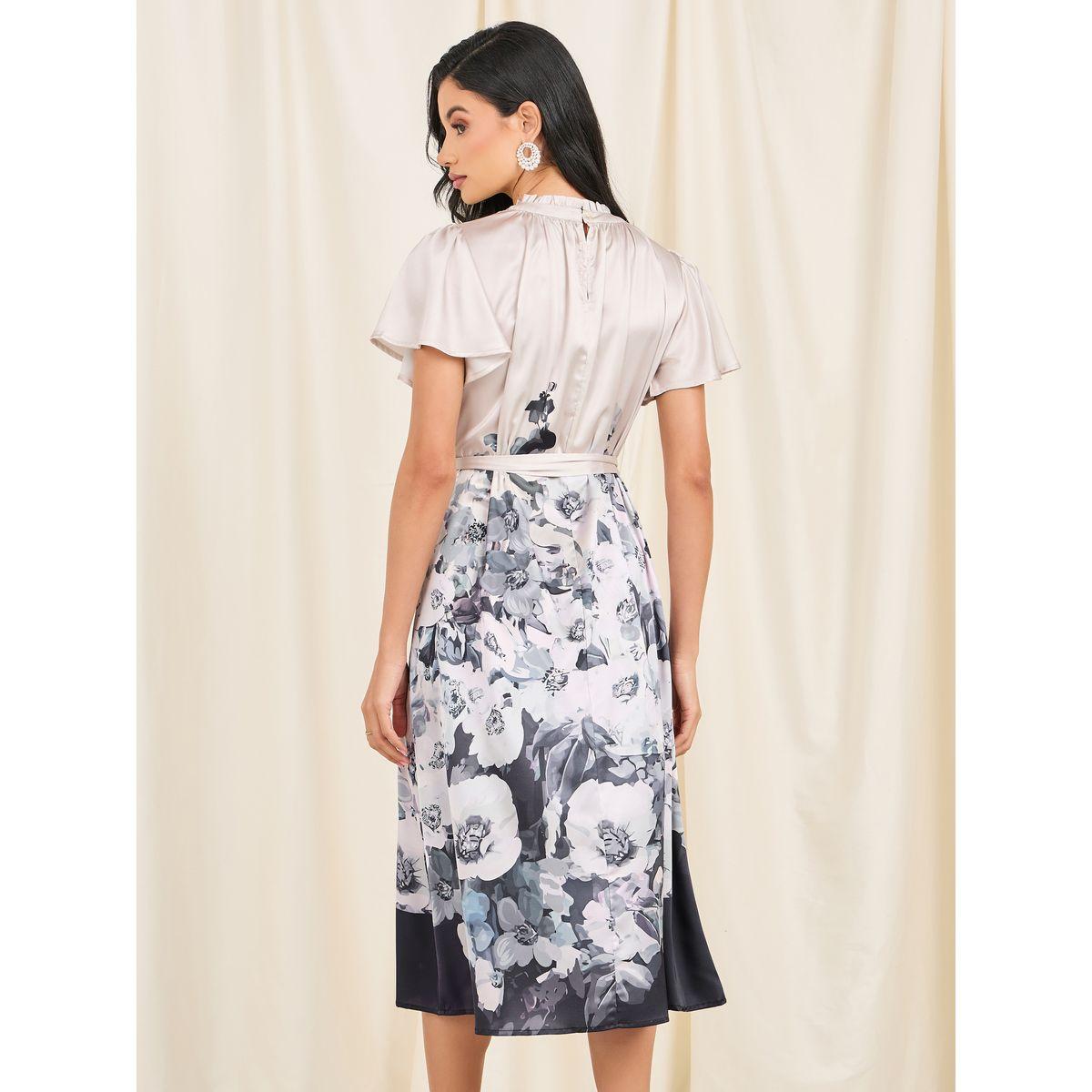 Styli Limited Satin Printed High Neck Self Tie Up Midi Dress-women-clothing-dresses-image-4