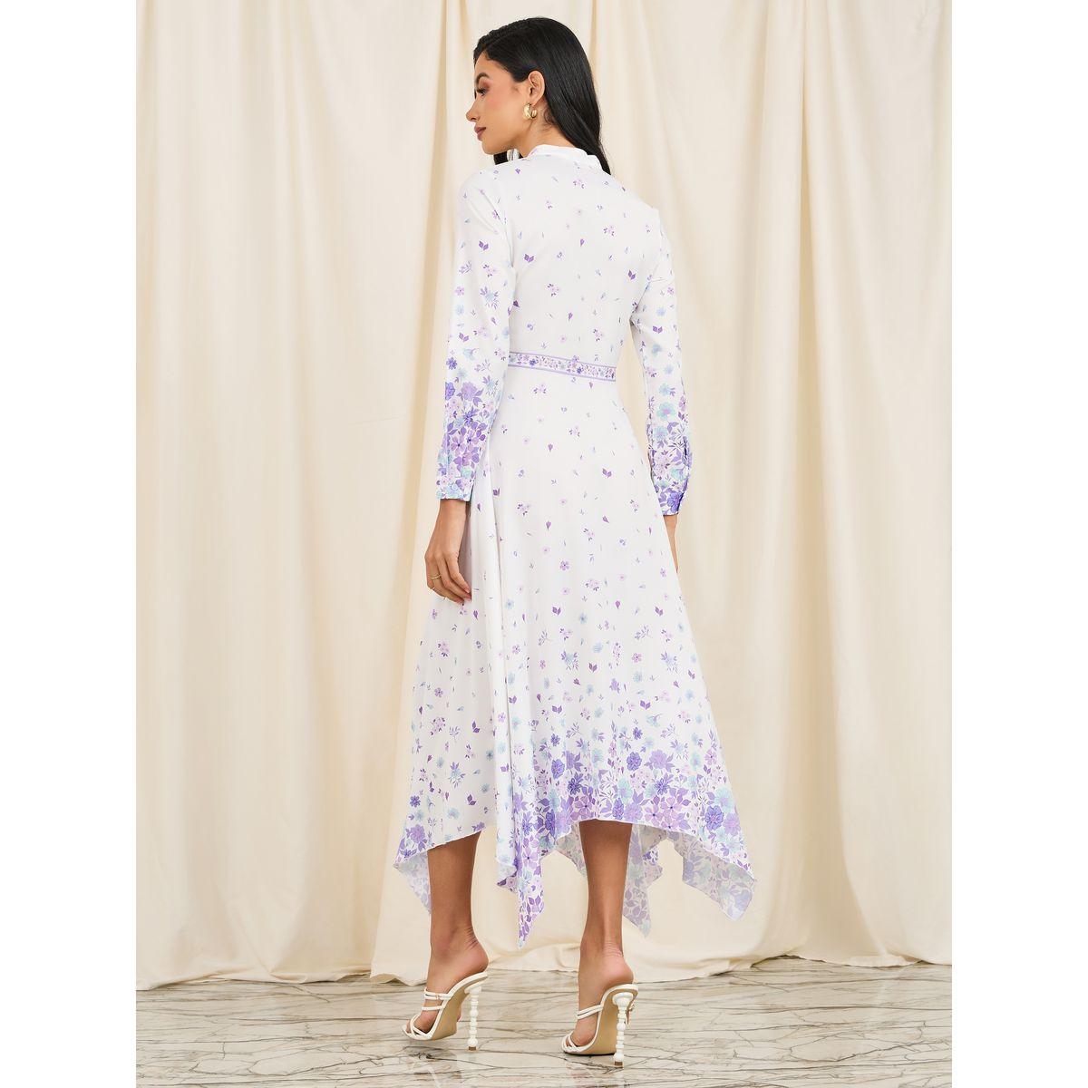 فستان ميدي بطبعة زهور وحافة غير متاثلة الطول-women-clothing-dresses-image-4