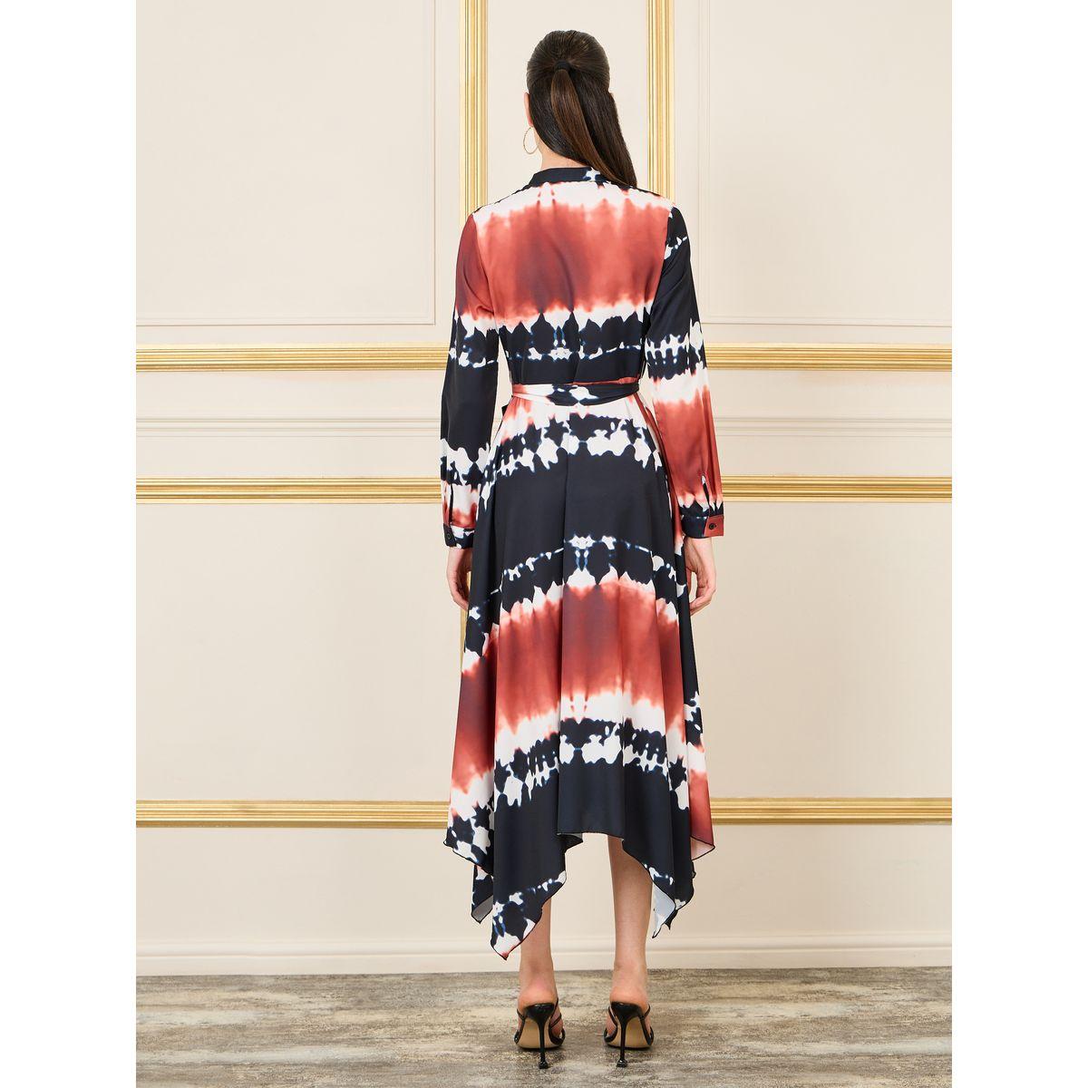 فستان ميدي بطبعة تاي داي وحافة غير متماثلة الطول-women-clothing-dresses-image-4