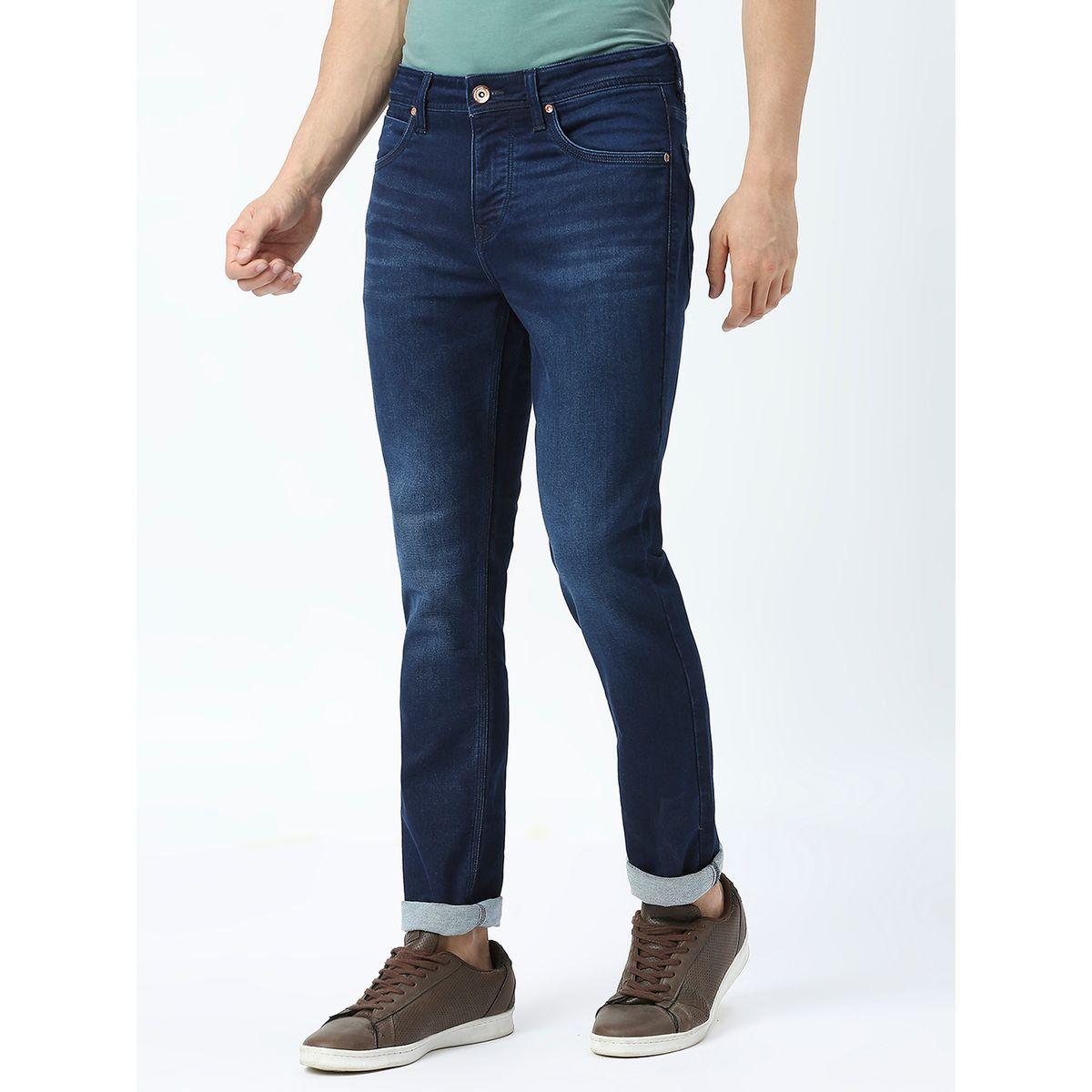 جينز بقصة سليم فت وخصر متوسط إنتيجريتي × ستايلي-men-clothing-bottoms-jeans-image-2