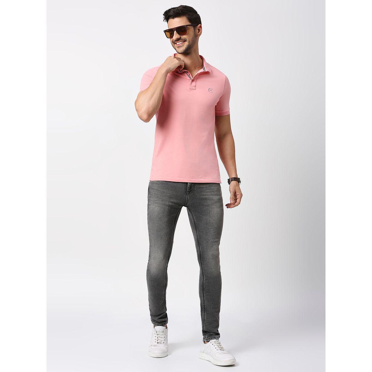 جينز بقصة سكيني وخصر متوسط مع جيوب لومان × ستايلي-men-clothing-bottoms-jeans-image-1