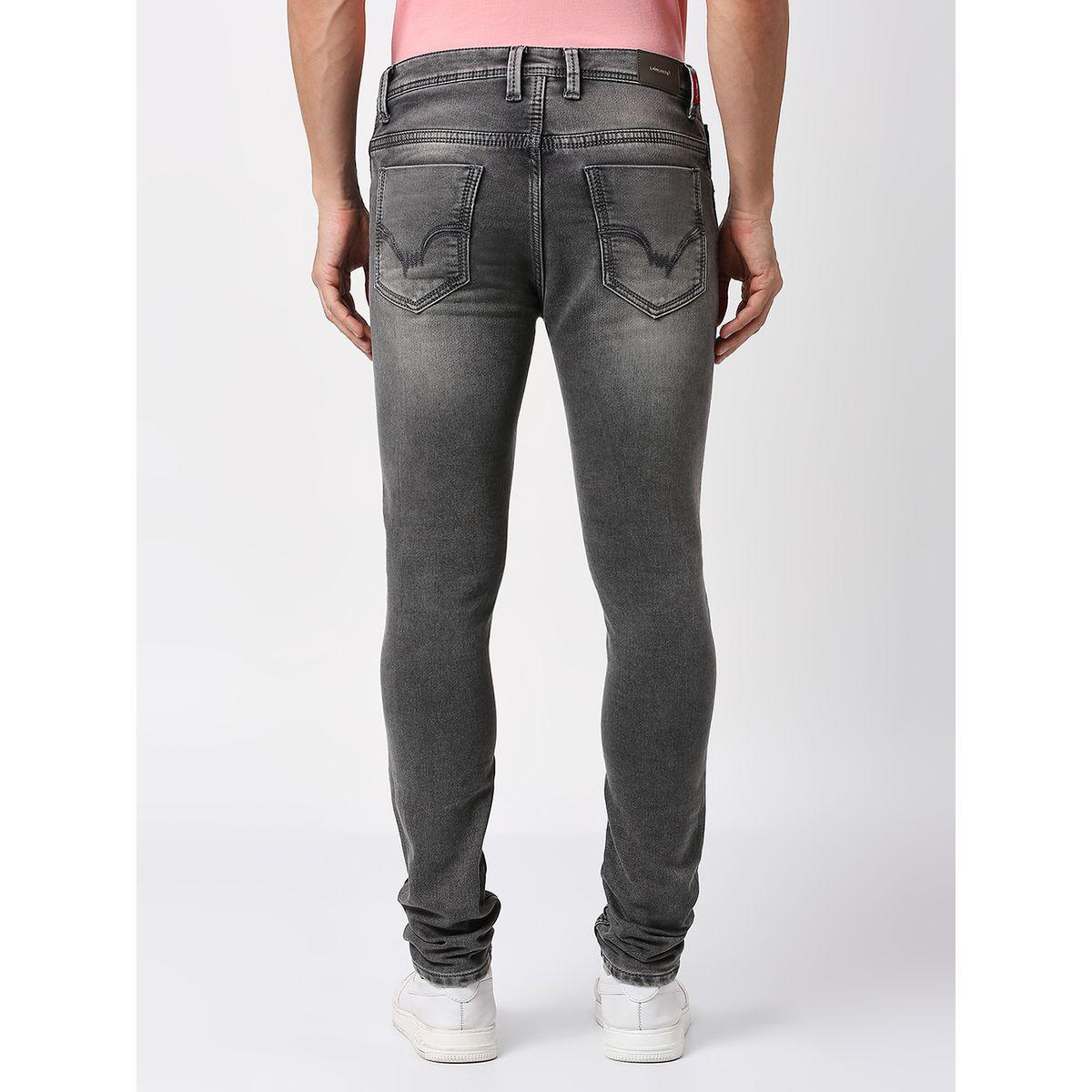 جينز بقصة سكيني وخصر متوسط مع جيوب لومان × ستايلي-men-clothing-bottoms-jeans-image-3