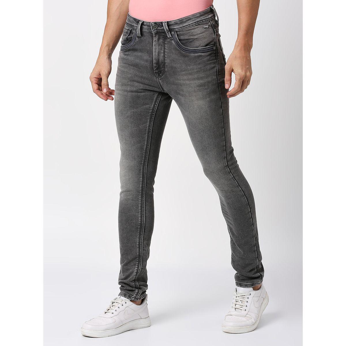 جينز بقصة سكيني وخصر متوسط مع جيوب لومان × ستايلي-men-clothing-bottoms-jeans-image-5
