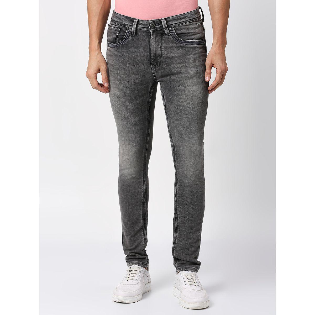 جينز بقصة سكيني وخصر متوسط مع جيوب لومان × ستايلي-men-clothing-bottoms-jeans-image-6