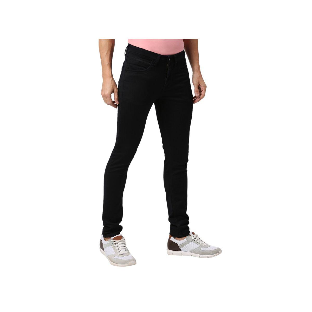 جينز بقصة سكيني وخصر متوسط مع جيوب لومان × ستايلي-men-clothing-bottoms-jeans-image-4