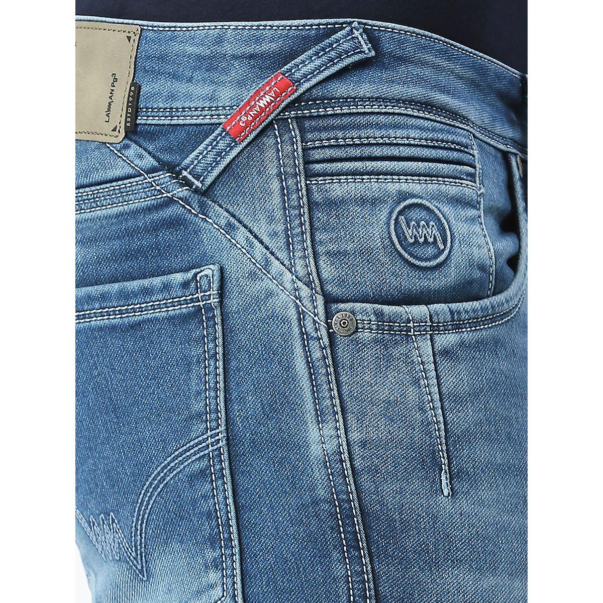 جينز بقصة سكيني وخصر متوسط مع جيوب لومان × ستايلي-men-clothing-bottoms-jeans-image-5