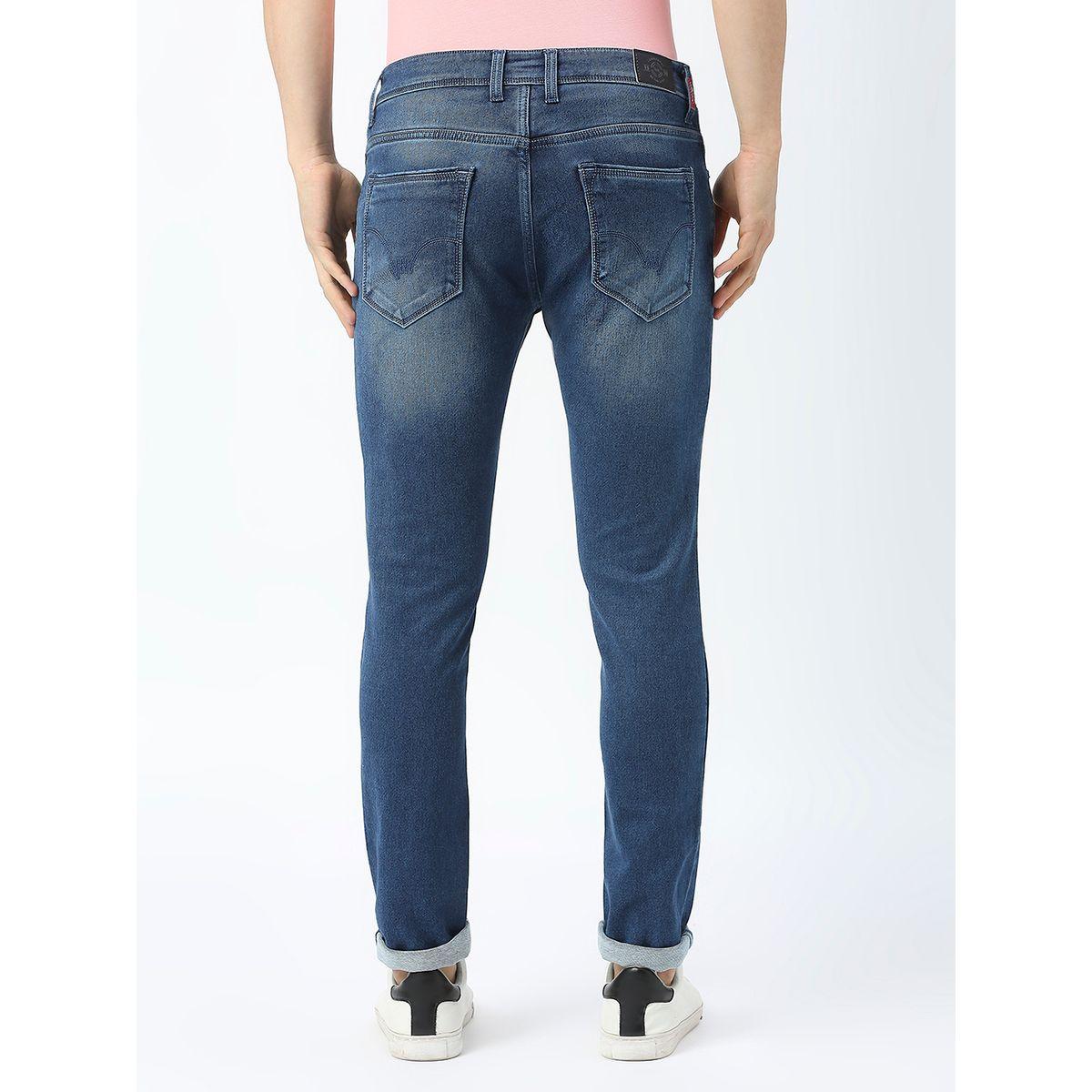 جينز بقصة سكيني وخصر متوسط مع جيوب لومان × ستايلي-men-clothing-bottoms-jeans-image-4