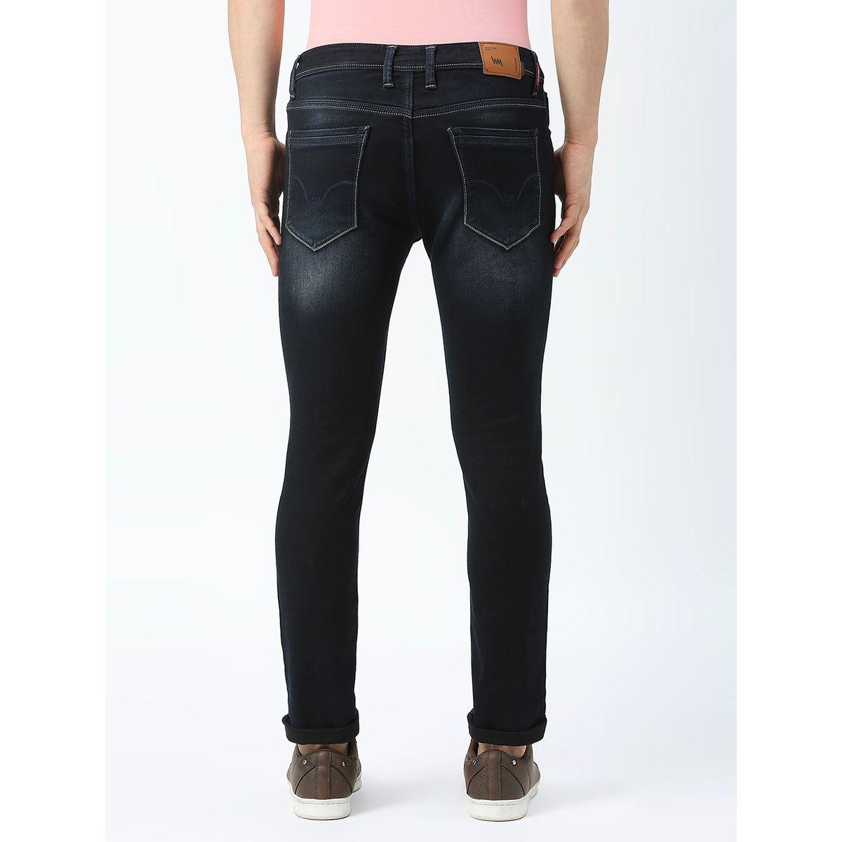 جينز بقصة سكين وخصر متوسط مع تفاصيل باهتة لومان × ستايلي-men-clothing-bottoms-jeans-image-4