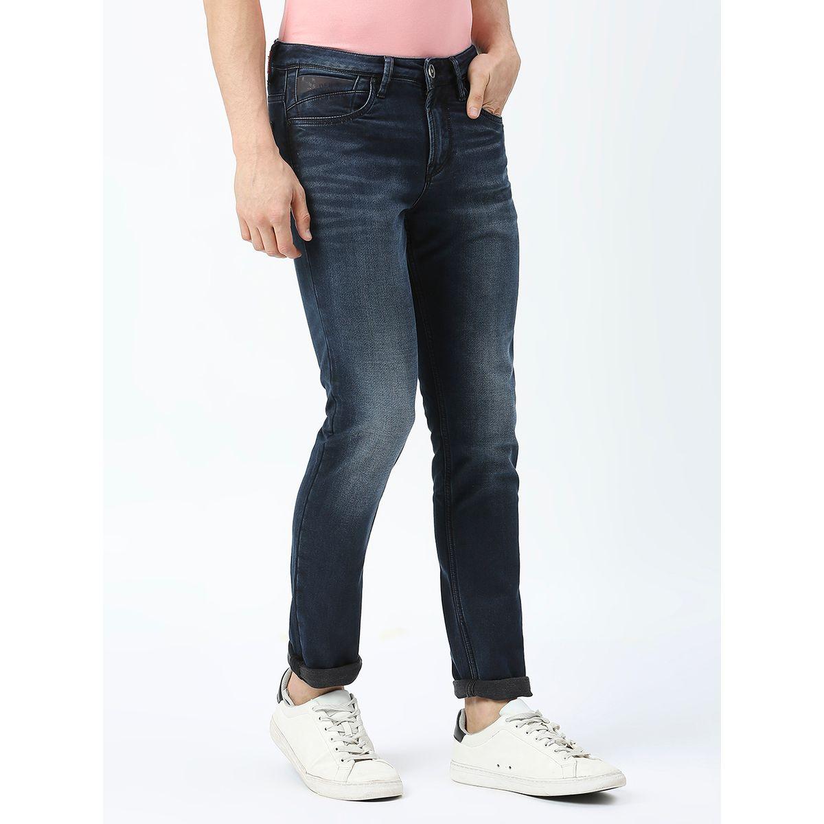 جينز بقصة سكيني وخصر متوسط مع جيوب لومان بي جي 3 × ستايلي-men-clothing-bottoms-jeans-image-3