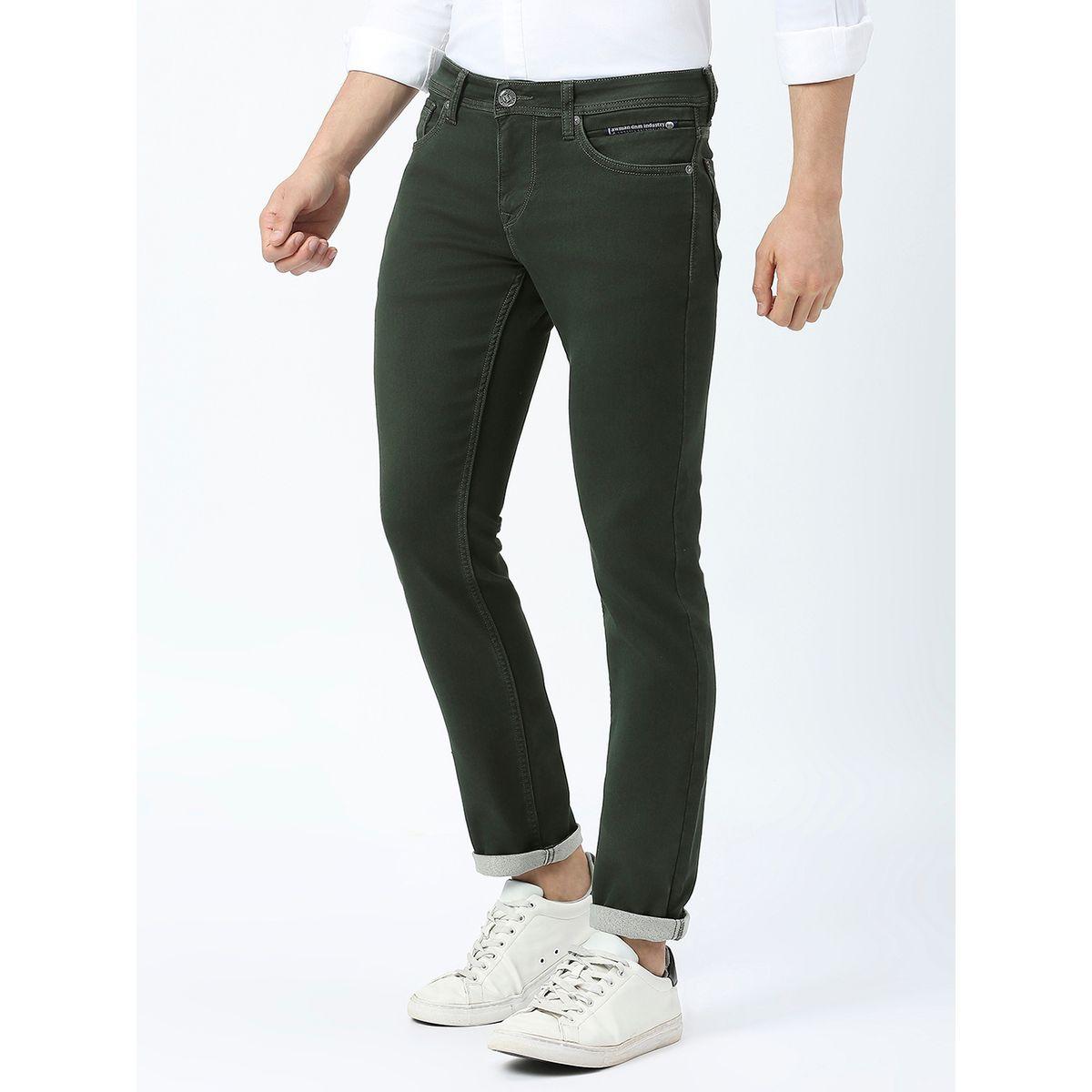 جينز بقصة سكيني وخصر متوسط مع جيوب لومان × ستايلي-men-clothing-bottoms-jeans-image-2