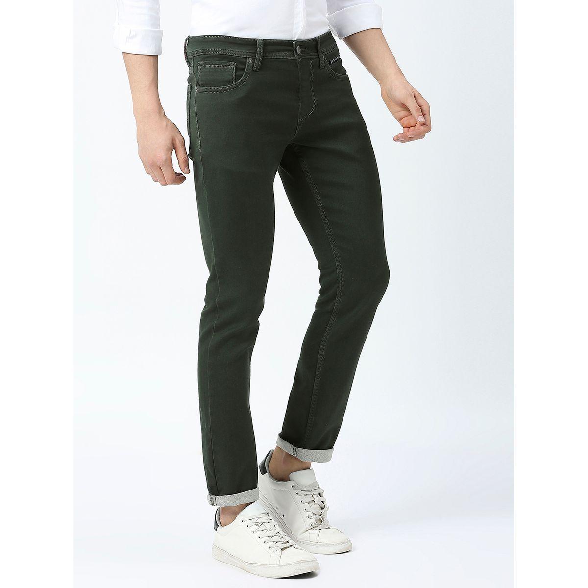 جينز بقصة سكيني وخصر متوسط مع جيوب لومان × ستايلي-men-clothing-bottoms-jeans-image-3
