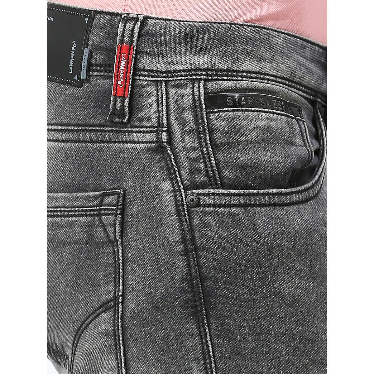 جينز بقصة سكيني وخصر متوسط مع جيوب لومان × ستايلي-men-clothing-bottoms-jeans-image-5