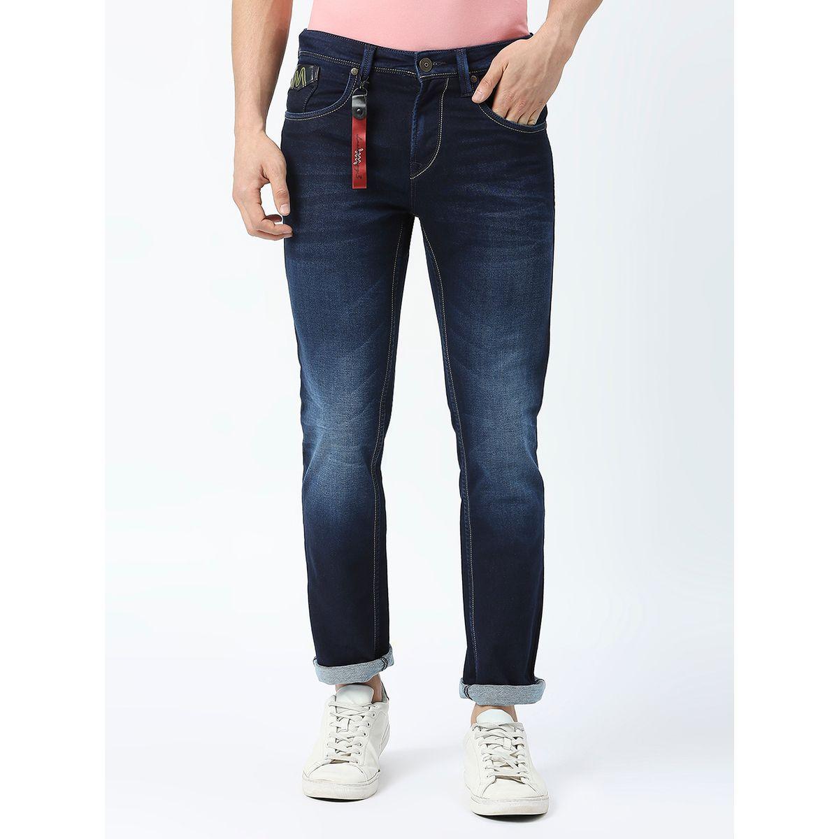 جينز بقصة سكيني وخصر متوسط لومان بي جي 3 × ستايلي-men-clothing-bottoms-jeans-image-1