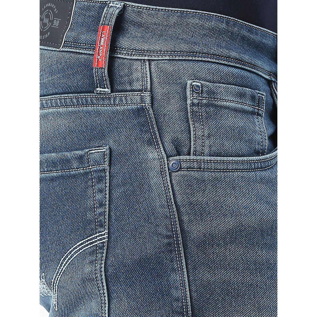 جينز بتفاصيل لون باهت وزر غلق-men-clothing-bottoms-jeans-image-5